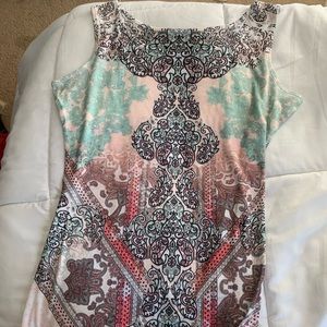 Patterned tank top